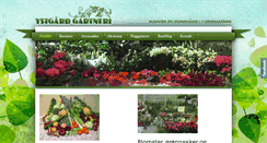 Desktop Screenshot of gartneri.no